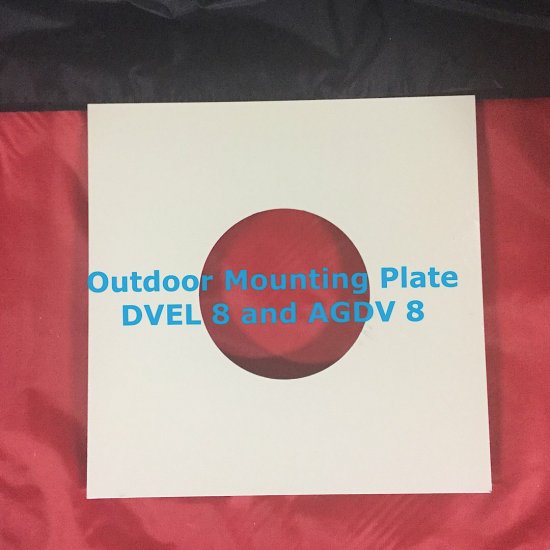 (image for) Outdoor Mounting Plate Eskabe DVEL 8 and Ashley AGDV 8 - Click Image to Close