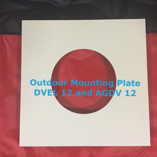(image for) Outdoor Mounting Plate Eskabe DVEL 12 and Ashley AGDV 12 - Click Image to Close